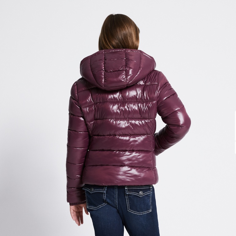 Short puffer jacket "Nikki star" Light Burgundy